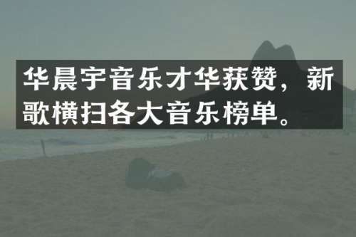 华晨宇音乐才华获赞，新歌横扫各大音乐榜单。