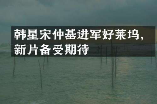 韩星宋仲基进军好莱坞，新片备受期待