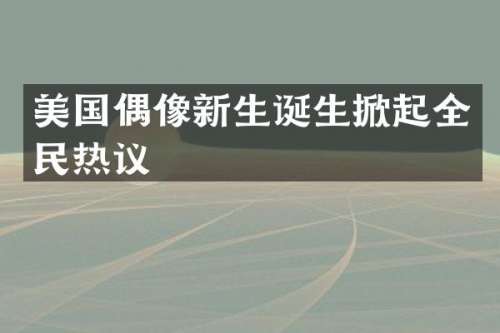 美国偶像新生诞生掀起全民热议