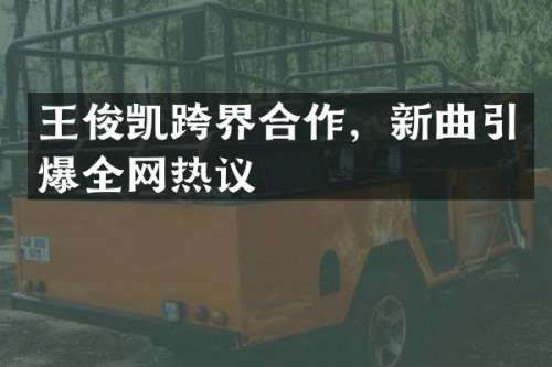 王俊凯跨界合作，新曲全网热议