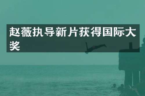 赵薇执导新片获得国际大奖