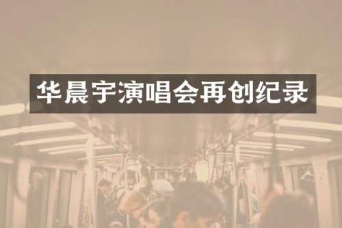 华晨宇演唱会再创纪录