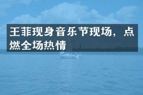 王菲现身音乐节现场，点燃全场热情