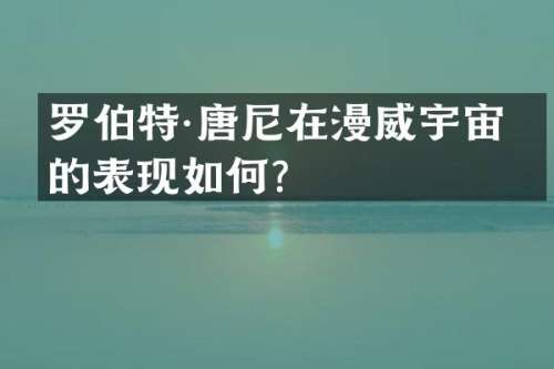 罗伯特·唐尼在漫威宇宙中的表现如何？