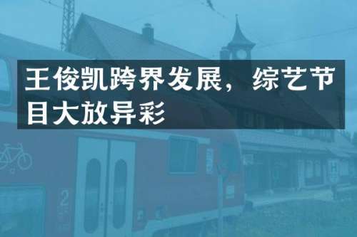 王俊凯跨界发展，综艺节目大放异彩