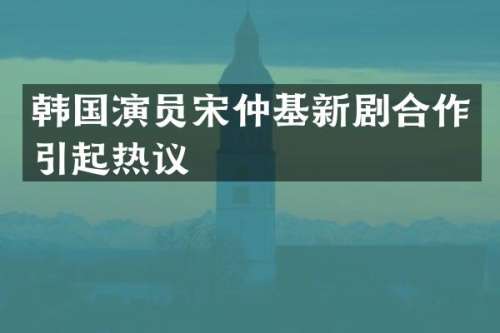 韩国演员宋仲基新剧合作引起热议