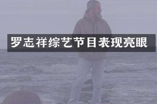 罗志祥综艺节目表现亮眼