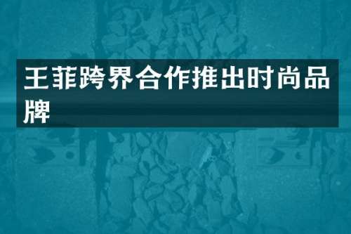 王菲跨界合作推出时尚品牌