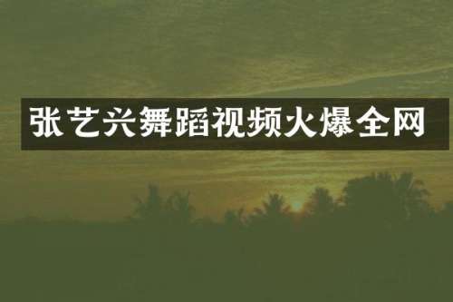 张艺兴舞蹈视频火爆全网