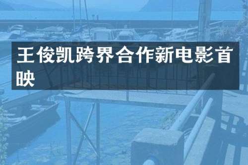 王俊凯跨界合作新电影首映