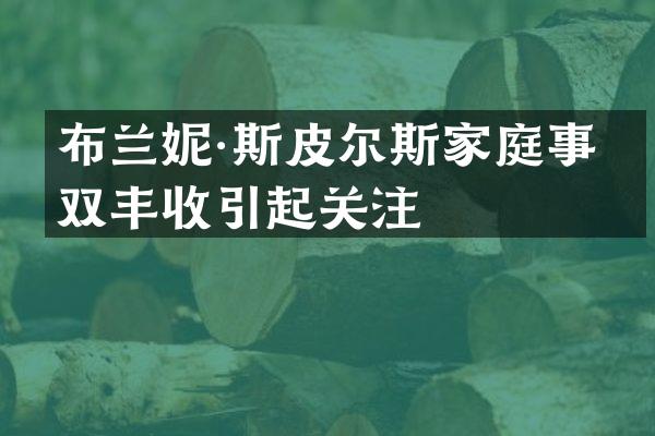 布兰妮·斯皮尔斯家庭事业双丰收引起关注