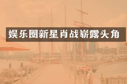 娱乐圈新星肖战崭头角