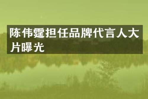 陈伟霆担任品牌代言人大片曝光