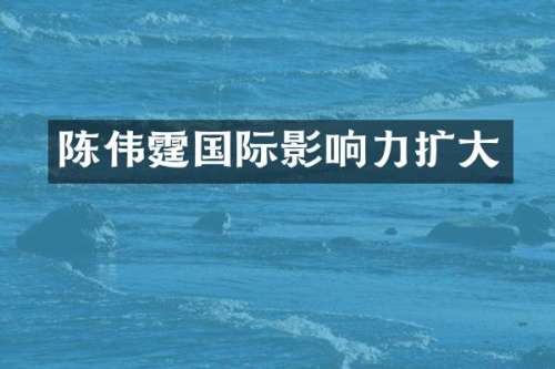 陈伟霆国际影响力扩大