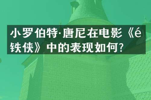 小罗伯特·唐尼在电影《钢铁侠》中的表现如何？