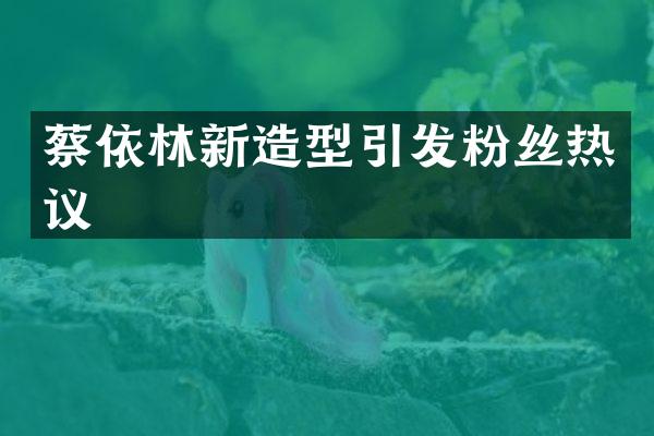 蔡依林新造型引发粉丝热议