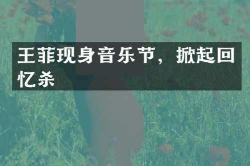 王菲现身音乐节，掀起回忆杀