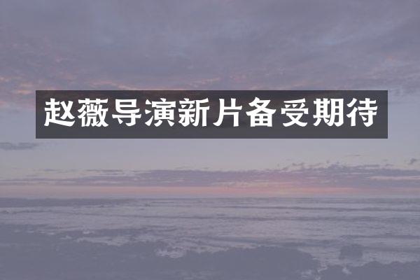 赵薇导演新片备受期待