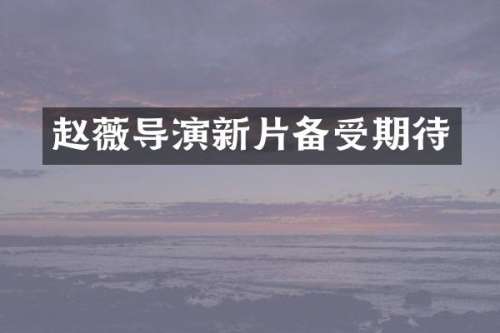 赵薇导演新片备受期待