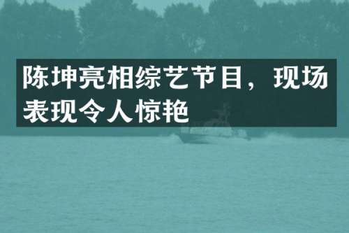 陈坤亮相综艺节目，现场表现令人惊艳