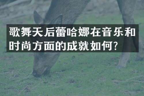 歌舞天后蕾哈娜在音乐和时尚方面的成就如何？
