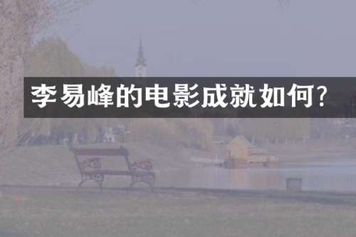 李易峰的电影成就如何？