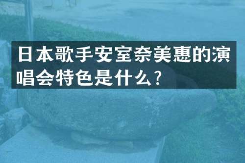 日本歌手安室惠的演唱会特色是什么？