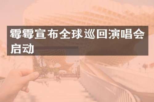宣布全球巡回演唱会启动