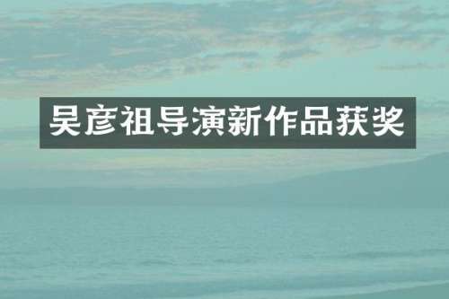 吴彦祖导演新作品