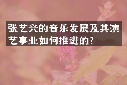 张艺兴的音乐发展及其演艺事业如何推进的？