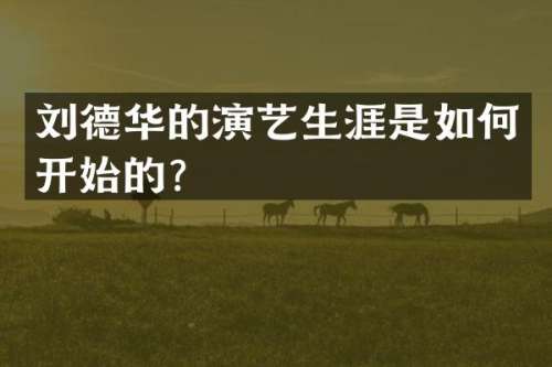刘德华的演艺生涯是如何开始的？