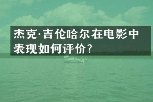 杰克·吉伦哈尔在电影中的表现如何评价？
