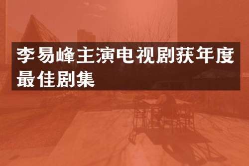 李易峰主演电视剧获年度最佳剧集