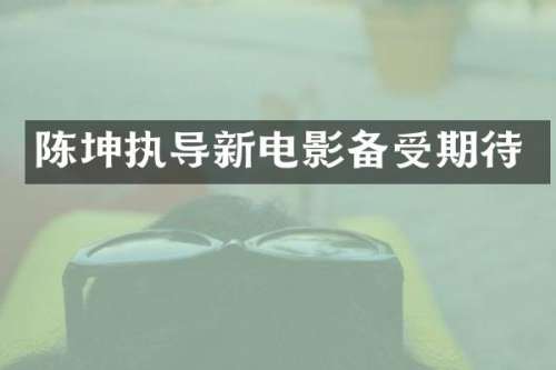 陈坤执导新电影备受期待