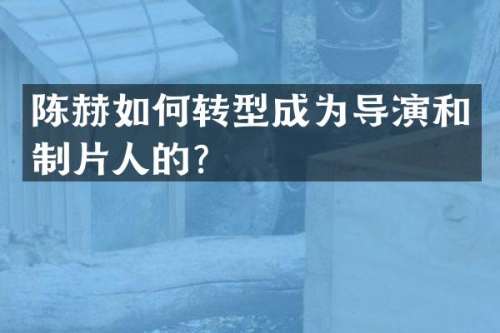 陈赫如何转型成为导演和制片人的？