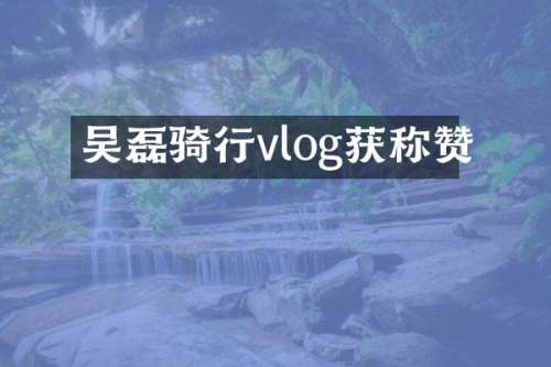 吴磊骑行vlog获称赞