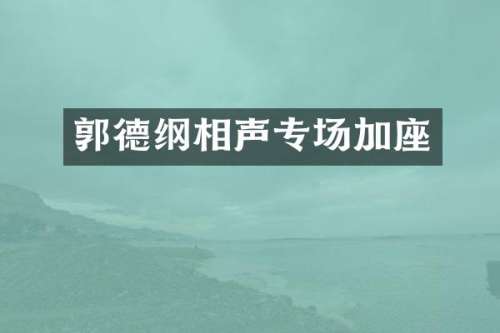 郭德纲相声专场加座